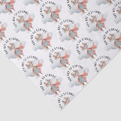 Je bent zo sterk voor Fox Tissue Paper Tissuepapier (Detail)