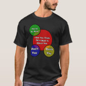 Je bent zo Venn... T-shirt (Voorkant)