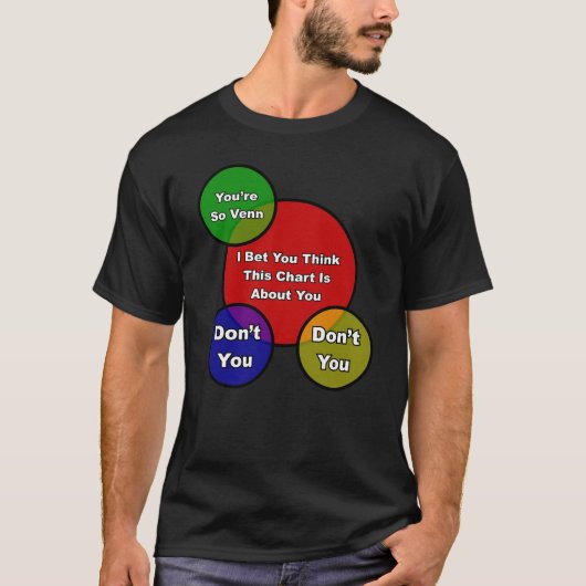 Je bent zo Venn... T-shirt (Voorkant)