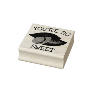 Je bent zo zoete aardappelen Yam Foodie Rubberstempel