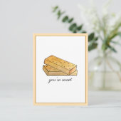Je bent zoete Schotse Shortbread Biscuitjes UK Ete Briefkaart (Staand voorkant)