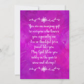 Je bent zo'n fantastische zegen, compleet EDITABLE Kaart (Achterkant)