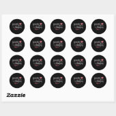 Je bent zo'n geweldige moeder ronde sticker (Vel)