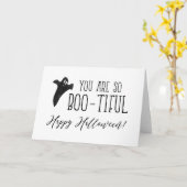 Je bent zo'n mooie gelukkige halloween kaart (Gele Bloem)