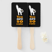 Je bent zo'n schattige kattenleuke Hoesje-Mate iPh Handwaaier (Voorkant en achterkant)