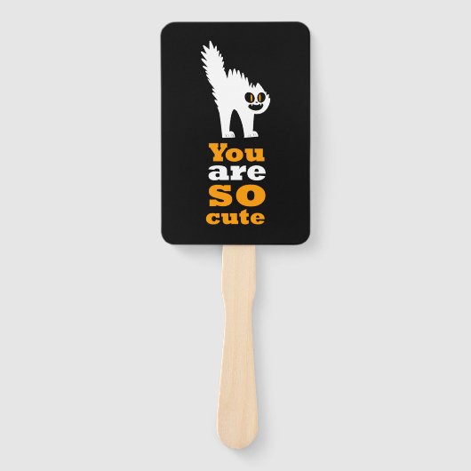 Je bent zo'n schattige kattenleuke Hoesje-Mate iPh Handwaaier (Voorkant)