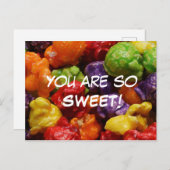 Je bent zo'n sweet Canadees Popcorn Briefkaart (Voorkant / Achterkant)