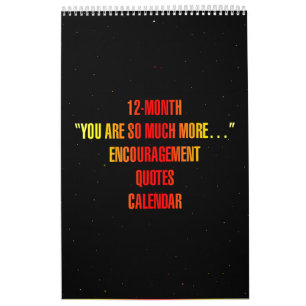 "Je bent zoveel meer..." Aanmoedigingscitaten Kalender