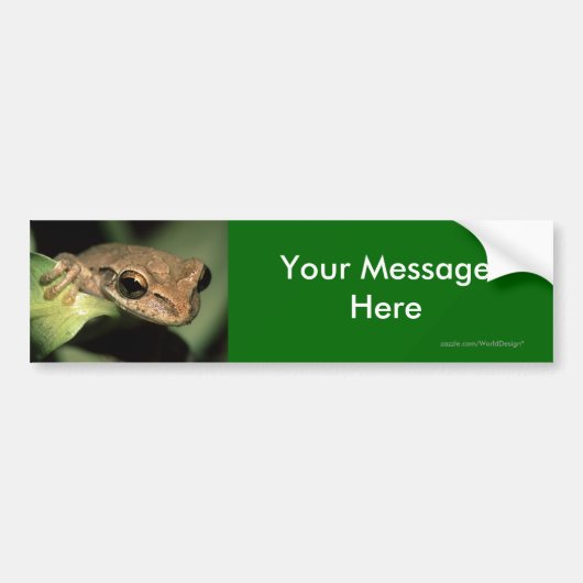 Je bericht bumpersticker (Voorkant)