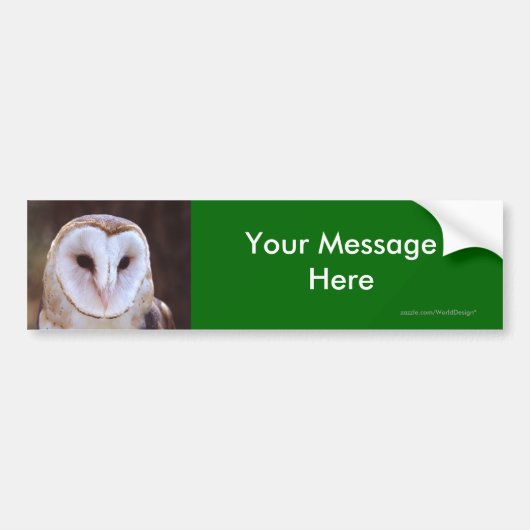 Je bericht bumpersticker (Voorkant)