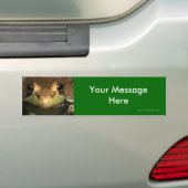 Je bericht bumpersticker (Op auto)