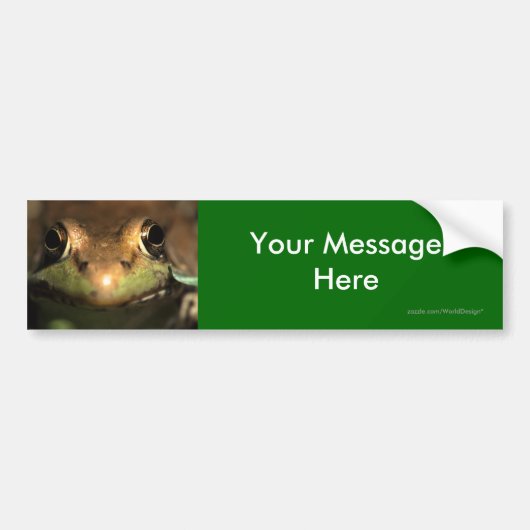 Je bericht bumpersticker (Voorkant)