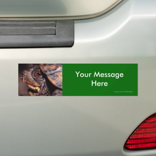 Je bericht bumpersticker (Op auto)