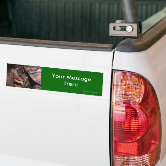 Je bericht bumpersticker (Op Truck)