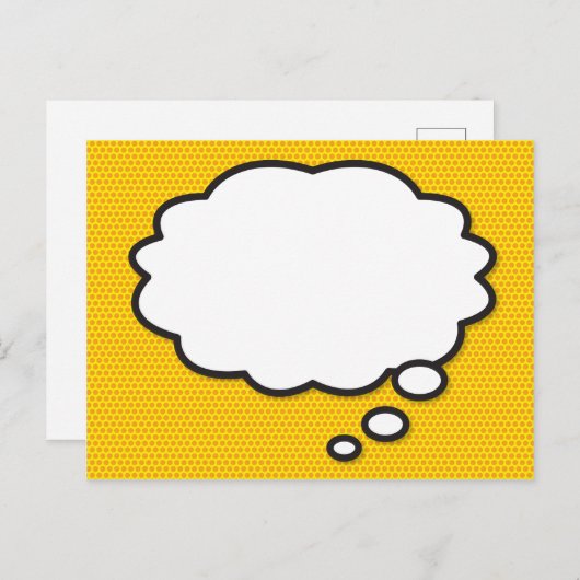 Je bericht denkt dat je een verbluffend boek kunt  aankondigingskaart (Voorkant / Achterkant)