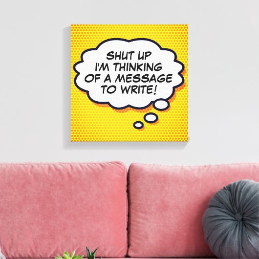 Je bericht denkt dat je een verbluffend boek kunt canvas afdruk (Insitu (Woonkamer))