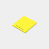 Je bericht fel helder geel post-it® notes (Schuin)
