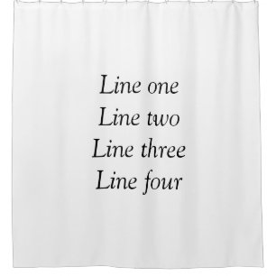 Je bericht hier tekst naam monogram afbeelding cit douchegordijn
