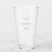 Je bericht hier tekst naam monogram afbeelding cit glas (Achterkant)