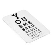 Je bericht Optometrist Grafiek Leuk Magneet (Rechterzijde)