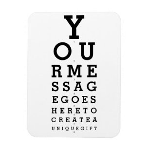 Je bericht Optometrist Grafiek Leuk Magneet