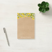 Je bericht Rustic Lemon Groenelementen Post-it® Notes (Kantoor)