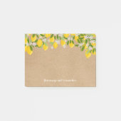 Je bericht Rustic Lemon Groenery Post-it® Notes (Voorkant)
