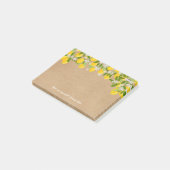 Je bericht Rustic Lemon Groenery Post-it® Notes (Schuin)