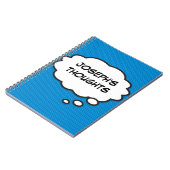 Je bericht Thought Bubble Fun Retro stripboek Notitieboek (Linkerzijde)