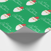 Je bericht toevoegen | Gewoon kerstman Cadeaupapier (Hoek)