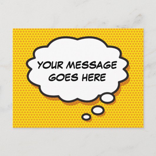 Je berichtenbelboek bedacht in een ronddraaiboek aankondigingskaart (Voorkant)