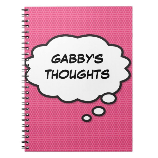 Je berichtenbelboek bedacht in een ronddraaiboek notitieboek (Voorkant)