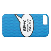 Je berichtenbeluistje voor retrospectief stripboek Case-Mate iPhone case (Achterkant (Horizontaal))