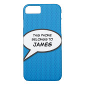 Je berichtenbeluistje voor retrospectief stripboek Case-Mate iPhone case (Achterkant)