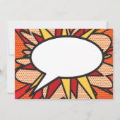 Je berichtenbeluistje voor retrospectief stripboek kaart (Voorkant)