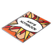 Je berichtenbeluistje voor retrospectief stripboek notitieboek (Linkerzijde)