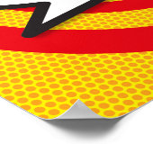 Je berichtenbeluistje voor retrospectief stripboek poster (Hoek)