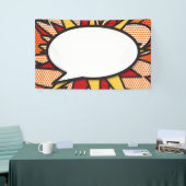 Je berichtenbeluistje voor retrospectief stripboek spandoek (Beurs)