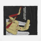 Je beschermengel geeft bemoedigende woorden fleece deken (Voorkant (Horizontaal))