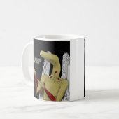 Je beschermengel geeft bemoedigende woorden koffiemok (Voorkant links)