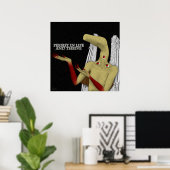 Je beschermengel geeft bemoedigende woorden poster (Thuiskantoor)