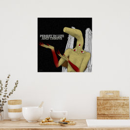 Je beschermengel geeft bemoedigende woorden poster