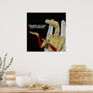 Je beschermengel geeft bemoedigende woorden poster