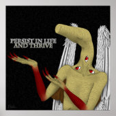 Je beschermengel geeft bemoedigende woorden poster (Voorkant)