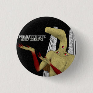 Je beschermengel geeft bemoedigende woorden ronde button 3,2 cm