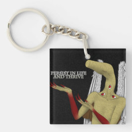 Je beschermengel geeft bemoedigende woorden sleutelhanger