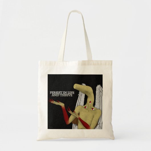 Je beschermengel geeft bemoedigende woorden tote bag (Voorkant)