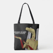 Je beschermengel geeft bemoedigende woorden tote bag (Achterkant)