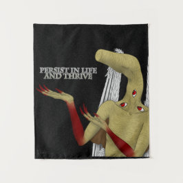 Je beschermengel geeft bemoedigende woorden wandkleed