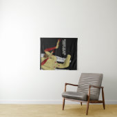 Je beschermengel geeft bemoedigende woorden wandkleed (In Situ (horizontaal))